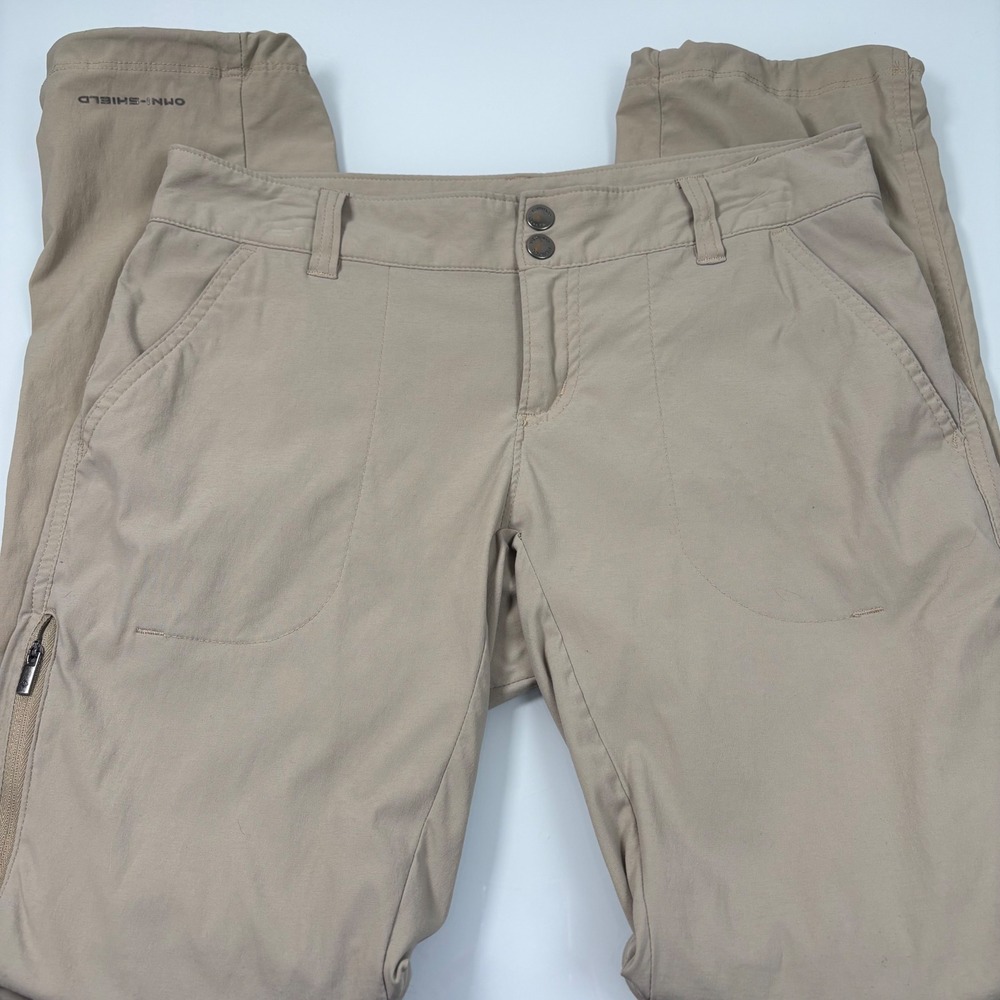 Columbia Womens 6 Short Tan Saturday Trail Convertible Hiking Pants Outdoor